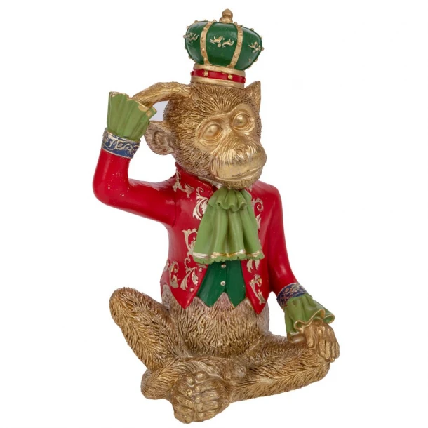 Διακοσμητικό Επιτραπέζιο Μαιμού Polyresin 11x10x34εκ. iliadis 91760