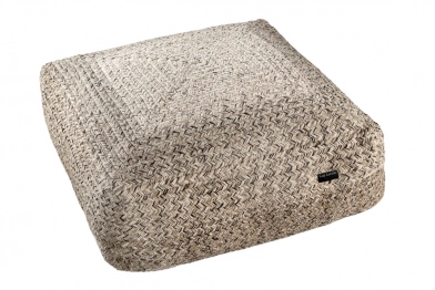 Πούφ Βαμβακερό 50x50x25εκ. Boho Shades Wenge Guy Laroche