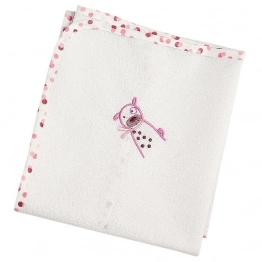 Σελτεδάκι Bebe Polycotton 60x80εκ. Family Pink 11261
