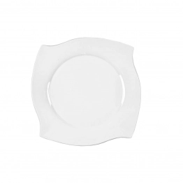 Πιατέλα Σερβιρίσματος Πορσελάνης Λευκό Roma Art Et Lumiere 35,5εκ. 07285
