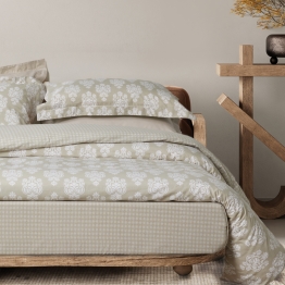 Σετ Σεντόνια Βαμβακερά King 260x280εκ. Happy 9674 Taupe Das Home