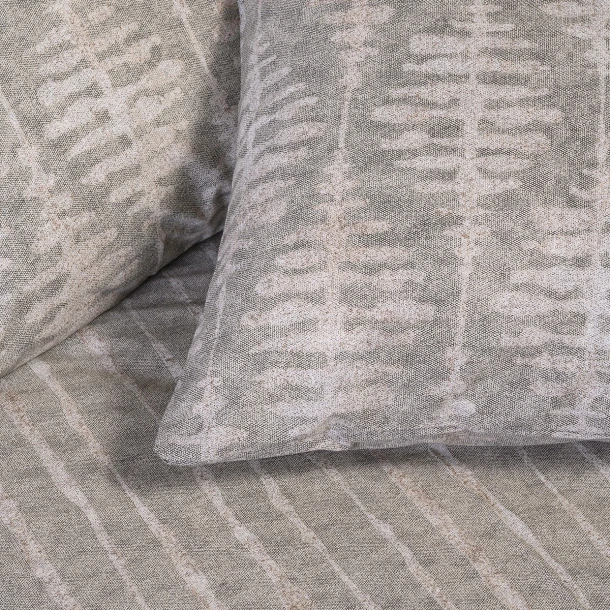 Ζεύγος Μαξιλαροθήκες Polycotton 50x70εκ. Kai Grey Casual Line Melinen 20006000