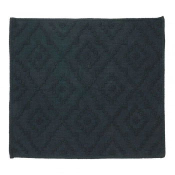 Ταπέτο Μπάνιου Αντιολισθητικό Βαμβακερό 60x60εκ. Aztec Dark Green Sealskin 800099