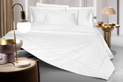 Σετ Σεντόνια Βαμβακερά King 270x280εκ. Elite White-Beige Guy Laroche