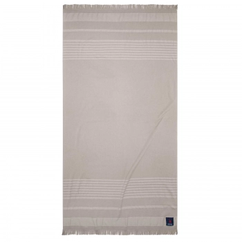 Πετσέτα Θαλάσσης Βαμβακερή 90x180εκ. Essential 3746 Μπεζ Greenwich Polo Club