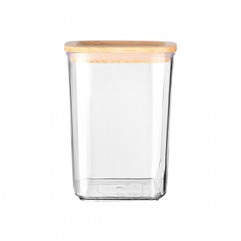 Δοχείο Αποθήκευσης Πλαστικό-Bamboo Essentials Estia 800ml-10x10x14εκ. 01-24260