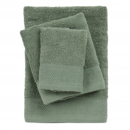 Σετ Πετσέτες 3τμχ Βαμβακερές Best 0836 Green Das Home