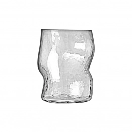 Ποτήρι Νερού Γυάλινο Διάφανο Distorted 250ml-7x7x9,3εκ. Estia 07-36805