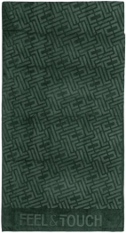 Πετσέτα Θαλάσσης Polyester-Poliammide 90x170εκ. Feel & Touch Icon Verde