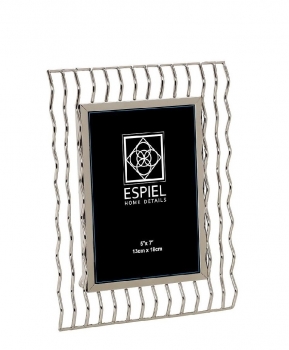 Κορνίζα Μεταλλική Ασημί ESPIEL 13x18εκ. FAM313