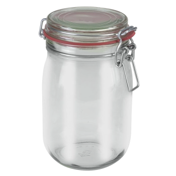 Γυάλινο Βάζο Με Κλιπ METALTEX 1140ml 16-235376