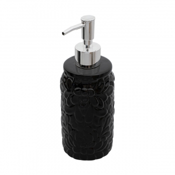 Ντισπένσερ Δολομίτης Μαύρο 7,3x7,3x19,5εκ.-360ml Dolomite Estia 02-11536