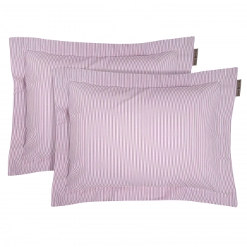 Ζεύγος Μαξιλαροθήκες Oxford Βαμβακερές 50x70+5εκ. Loft 2299 Nude Greenwich Polo Club