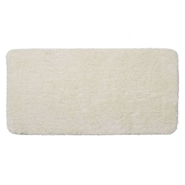 Ταπέτο Μπάνιου Αντιολισθητικό Polyester 70x140εκ. Angora Off-White Sealskin 800118