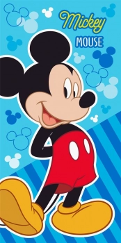 Πετσέτα Θαλάσσης Παιδική Quick Dry Microfiber 70x140εκ. Disney Home Mickey 376 Sky Blue Dimcol