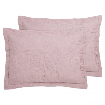 Ζεύγος Μαξιλαροθήκες Microfiber 50x70+5εκ. Happy 9660 Nude Das Home