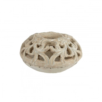 Κηροπήγιο Πέτρινο Χρυσό Φ21x11,5εκ. Art Et Lumiere 02866