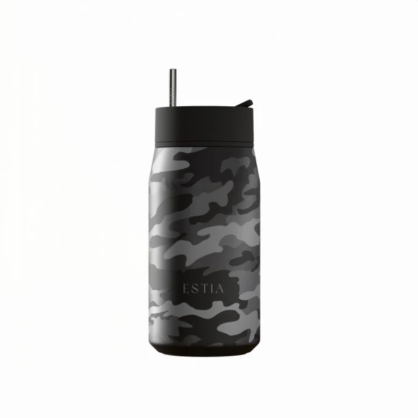 Θερμός-Ποτήρι Ανοξείδωτο Dark Camo Lens Save The Aegean Estia 360ml 01-47887