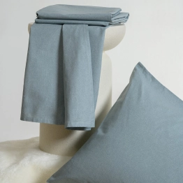 Σετ Σεντόνι Με 1 Μαξιλαροθήκη Polycotton Μονό Με Λάστιχο 100x200+32εκ. Brooke Grey Melinen 20006367