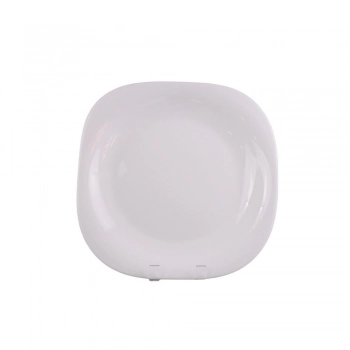 Πιάτο Ρηχό Φαγητού Γυάλινο Λευκό 27εκ. Hudson Eaton ME22000427