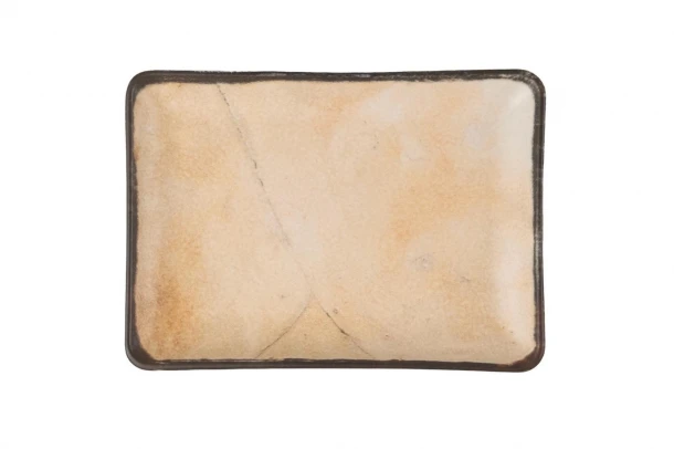 Πιατέλα Σερβιρίσματος Πορσελάνης 18x13εκ. Μπεζ Mytho Kutahya Porselen KX880864T1813