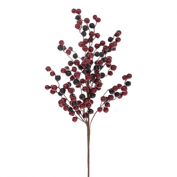 Χριστουγεννιάτικο Κλαδί Με Κόκκινα Berries 60εκ. iliadis 94793