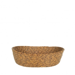 Καλάθι Rattan Οβάλ Natural 28x21x7εκ. ESPIEL SUL103