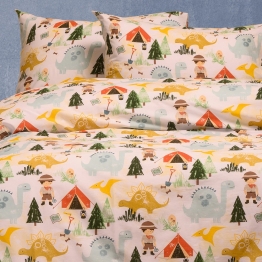 Ζεύγος Μαξιλαροθήκες Βαμβακερές 50x70εκ. Explorer Red Kids Line Melinen 20004388
