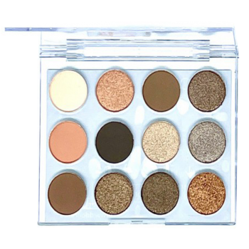 Σκιές Ματιών Eyeshadow Glam Colour A 12 αποχρώσεις 12gr color1 DDONNA Cosmetics 11190A-1