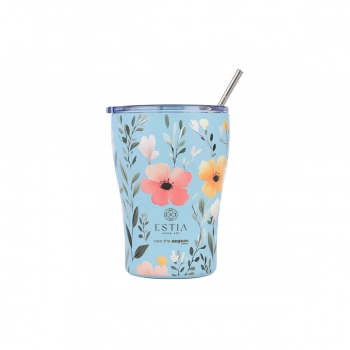 Θερμός-Ποτήρι Ανοξείδωτο Coffee Mug Sky Garden Save The Aegean 350ml-9x13εκ. Estia 01-31695