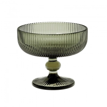 Σετ Μπωλ Παγωτού 6τμχ Γυάλινα Noris Smoke 300ml CRYSPO TRIO 52.504.23