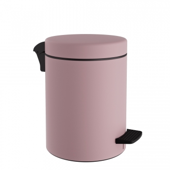 Καλάθι Απορριμμάτων 8lt Soft Close Ανοξείδωτο Matt Pink Pam & Co Φ23x32εκ. 08-500-303