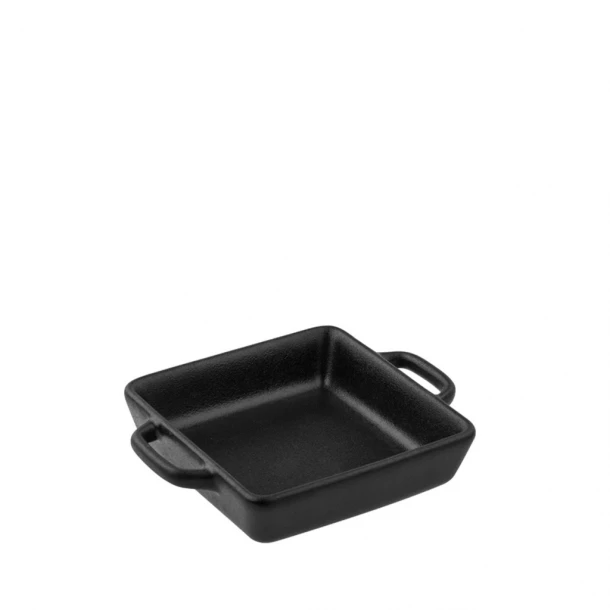 Πυρέξ Ατομικό Stoneware Lava Μαύρο 15x12x3εκ. ESPIEL NOL130K4