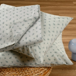 Σετ Σεντόνι Με 2 Μαξιλαροθήκες Polycotton Υπέρδιπλο Με Λάστιχο 160x200+32εκ. Dolores Pastel Casual Line Mini Melinen 20004841