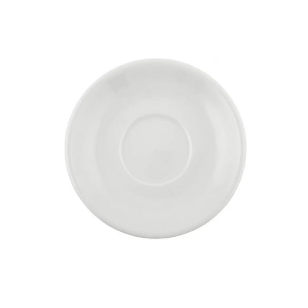 Πιατάκι Για Φλυτζάνι Ζεστής Σοκολάτας Πορσελάνης Λευκό Conical Oriana Ferelli PR1094B400