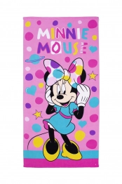 Πετσέτα Θαλάσσης Παιδική Microfiber 70x140εκ. Minnie 94 Pink-Multi Disney DimCol