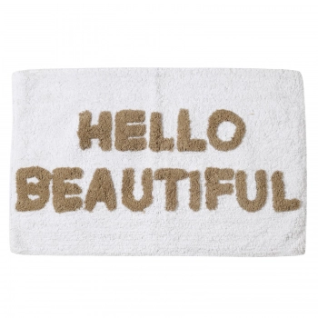 Ταπέτο Μπάνιου Βαμβακερό 50x80εκ. Bathmats 0674 Εκρού-Μπεζ Das Home