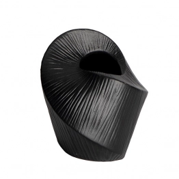 Βάζο Κεραμικό Μαύρο 15,1x12,6x15,2εκ. ESTHETI 819-01533