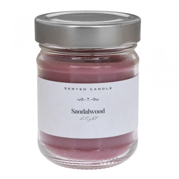 Κερί Αρωματικό Sandalwood Σε Ποτήρι Με Καπάκι 6,5x9εκ. iliadis 94625