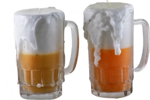 Λαμπάδα Μπύρα Σε Ποτήρι 8x15εκ. LAB39