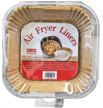 Χαρτί Ψησίματος Για Airfryer Σετ 50τμχ 16x16x4,5εκ. Homie 80-2202
