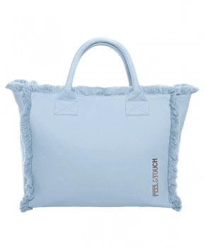 Τσάντα Θαλάσσης Βαμβακερή 40x20x35εκ.  Caribbean Ciel Feel and Touch