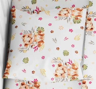 Μαξιλαροθήκη Φάκελος Bebe Βαμβακερή Rotary 35x45εκ. Lion Cub 530 Beige Dimcol