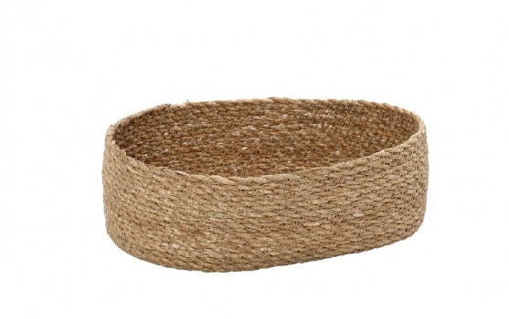Ψωμιέρα Οβάλ Seagrass ESPIEL 22x14x6εκ. KAG314
