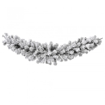 Χριστουγεννιάτικη Γιρλάντα Τζακιού Χιονισμένη 120εκ. iliadis 80114