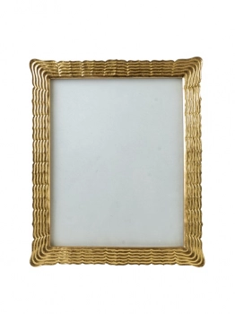 Κορνίζα Polyester Ασημί Με Γραμμές 20x25εκ. Zen Collection 25.12.51484