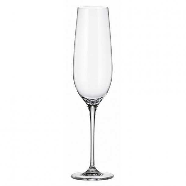 Ποτήρι Σαμπάνιας Κρυστάλλινο Uria Optic 180ml Crystal Bohemia CTB1SJ54270