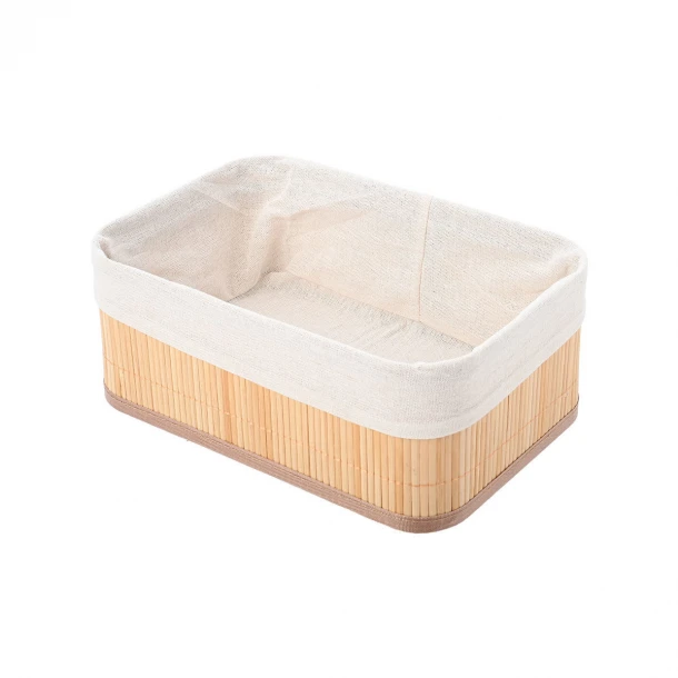 Καλάθι Οργάνωσης Bamboo Essentials Natural Estia 30x20x12εκ. 02-19662