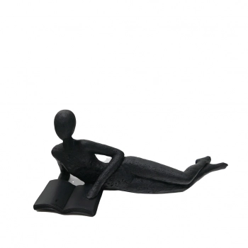 Διακοσμητική Επιτραπέζια Φιγούρα Polyresin Μαύρη ESPIEL 20x7,1x7,5εκ. FAD217