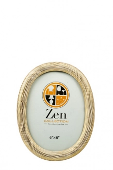 Κορνίζα Polyester Χρυσή Οβάλ 15x20εκ. Zen Collection 26.14.52769